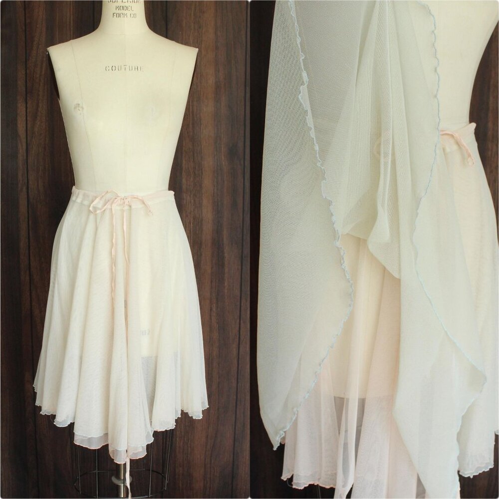 Elegant Cream A-Line Skirt